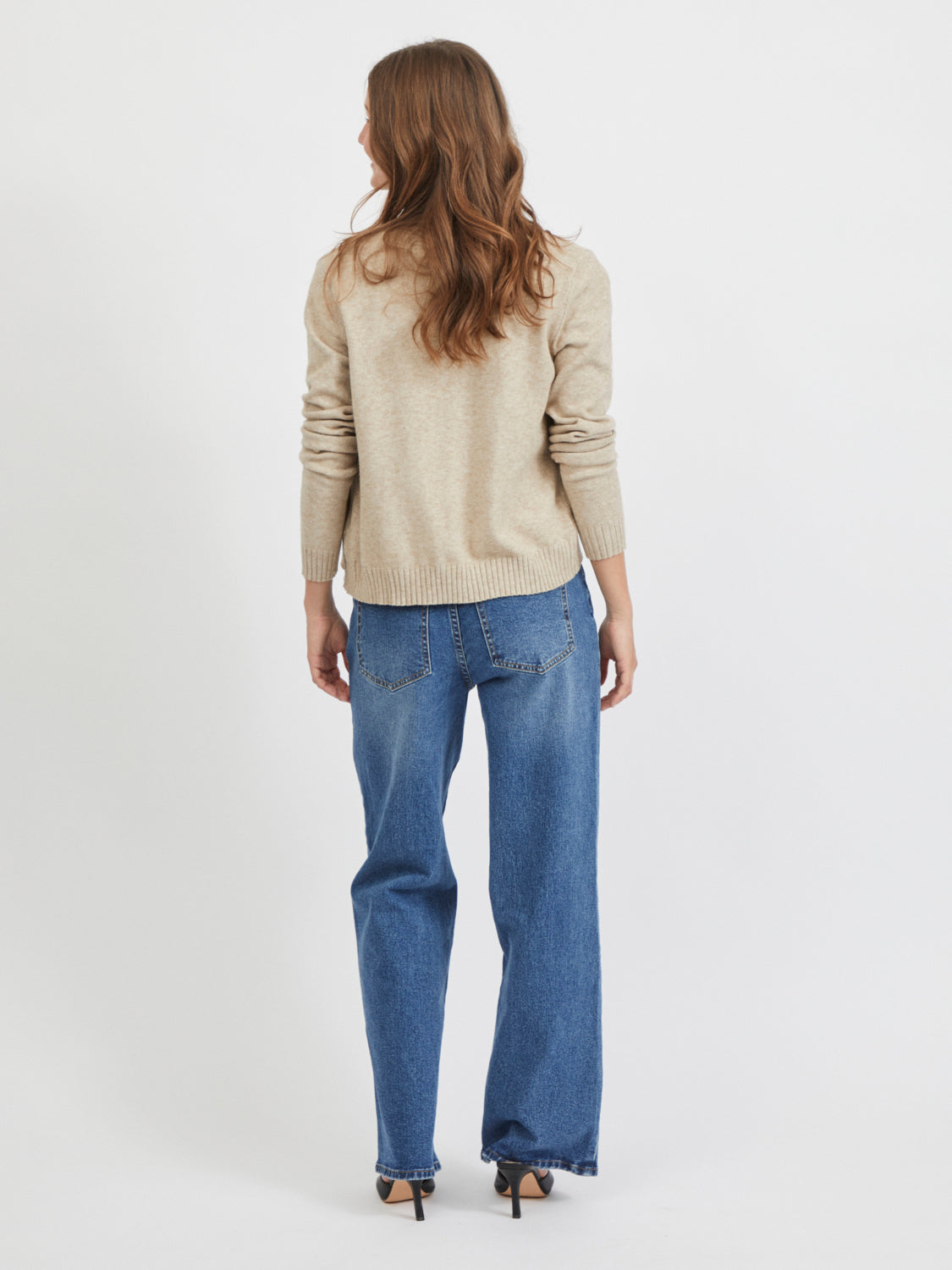 VIRIL Short Cardigan - Natural Melange